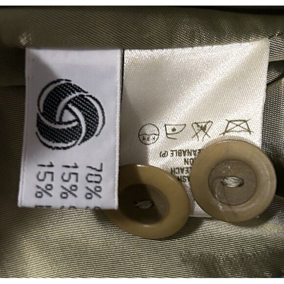 Vtg Escada by Margaretha Ley Blazer 42 Wool Silk Linen Houndstooth West Germany - Picture 10 of 14